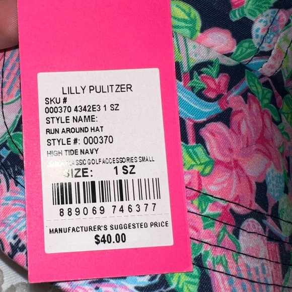 Lilly Pulitzer Run Around Hat - 3 Total, 1 Size Fits All, Multicolor/Patterns - Picture 10 of 10
